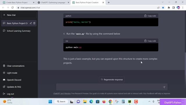 Python - Chat GPT + python project source code - open ai смотреть онлайн