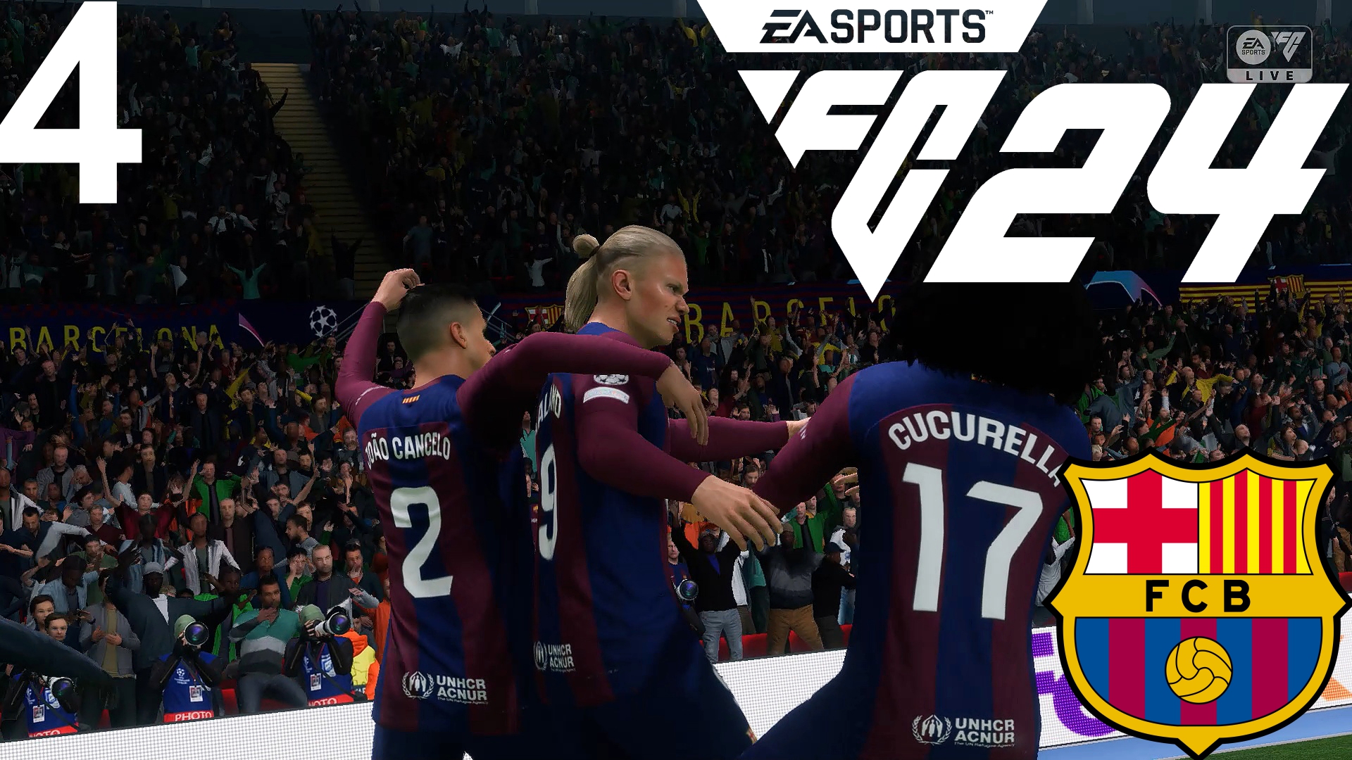 FC 24 КАРЬЕРА ЗА БАРСЕЛОНУ #4 - СТАРТ ЛИГИ ЧЕМПИОНОВ и ХОЛАНД ДЕЛАЕТ КАМБЭК ДЛЯ БАРСЕЛОНЫ!!!