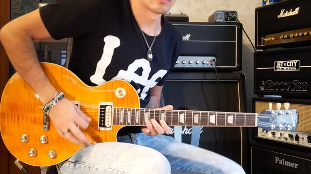 It's so easy (GnR Cover solo) - Gibson Les Paul Slash 2020 смотреть онлайн