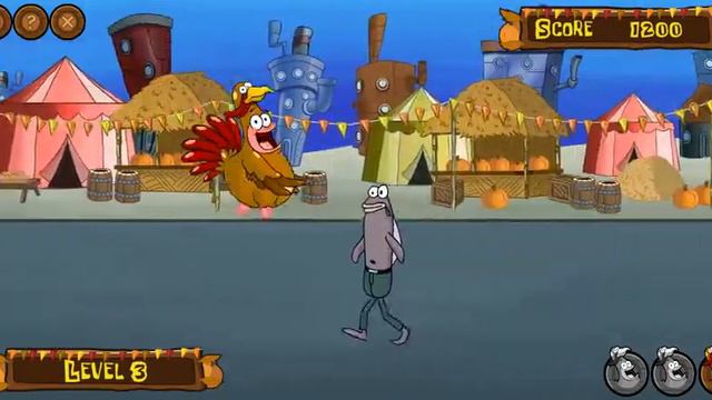 SpongeBob SquarePants Quirky Turkey Spongebob Games!!! смотреть онлайн