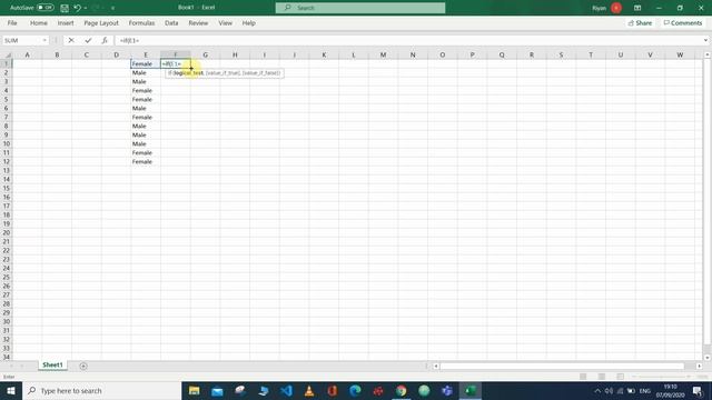 Gender Conversion into Number in Excel смотреть онлайн