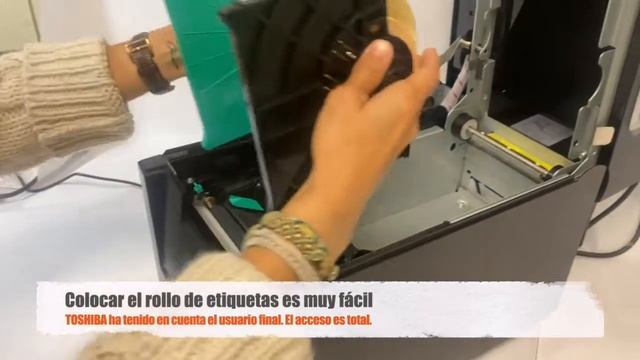 TOSHIBA BA410T Etiquetas Y Ribbon (Laracat)