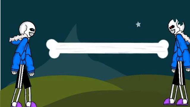 санс и фриск против хоррор Санса и чары смотреть онлайн