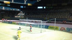Гол с центра поля в FIFA 07