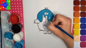 Слон Родион из мультика Зебра в клеточку.