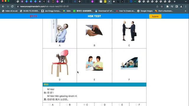 New HSK 1 Listening Exam