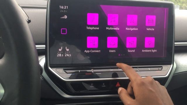 VW ID 6 pro touch screen ( China electric car) смотреть онлайн