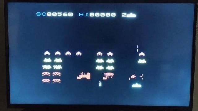 Space Invaders (Avenger) for VIC-20 running on Playstation Classic using Retroboot Extreme. смотреть онлайн