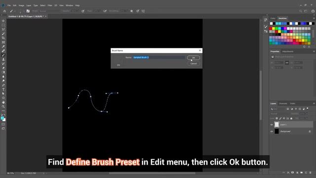 Photoshop tips—Draw a cool technical techno wave line смотреть онлайн