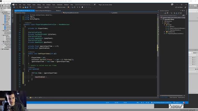 Tutorial - Create a Local Co-Op Player Setup Screen in Unity with the New Input System смотреть онлайн