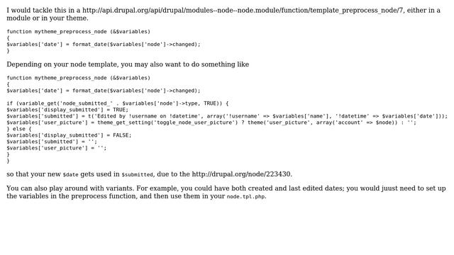 Drupal: Showing the date of the latest edit, instead of node's posting date (2 Solutions!!) смотреть онлайн