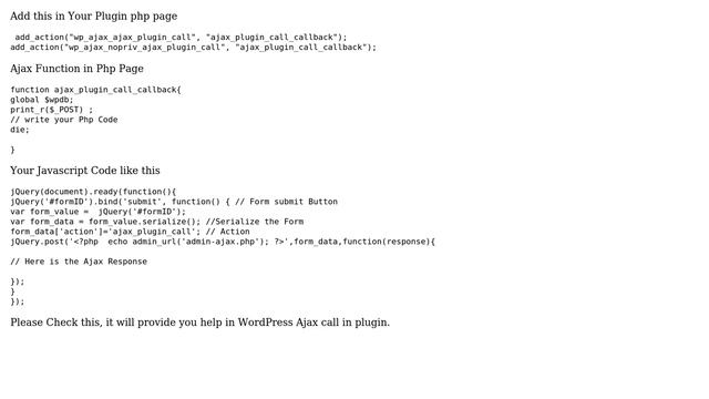 Wordpress: How to call ajax in plugin file? (5 Solutions!!) смотреть онлайн