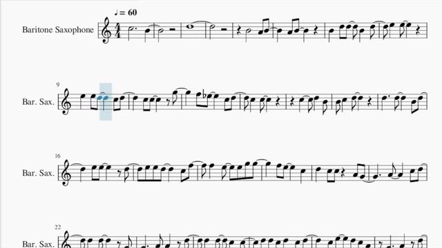 SUPER EASY Baritone Sax Sheet Music: How to play My Love Mine All Mine by Mitski смотреть онлайн