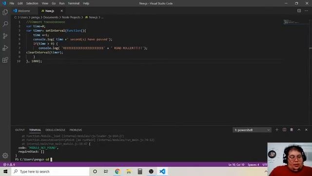 Node JS WHO Stream 1 смотреть онлайн