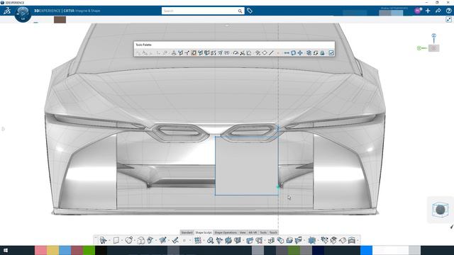 2D-to-3D | SubD Car modeling with CATIA IMA смотреть онлайн