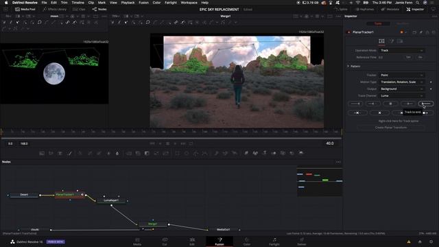 ADVANCED SKY REPLACEMENT - Davinci Resolve Fusion смотреть онлайн