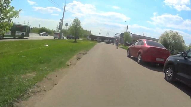 Велопрогулка #6. Новокосино (Москва) - Салтыковский лесопарк - Sony HDR-AS100V смотреть онлайн