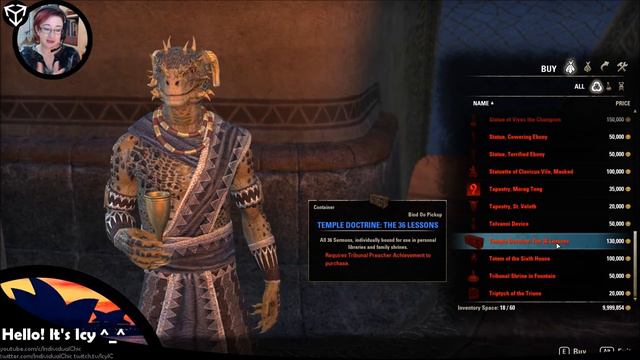 ESO PTS | Morrowind Housing - All the Achievement Furnishings | Icy Talks 20170512 смотреть онлайн