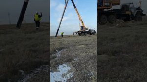 Установка опор ск 22