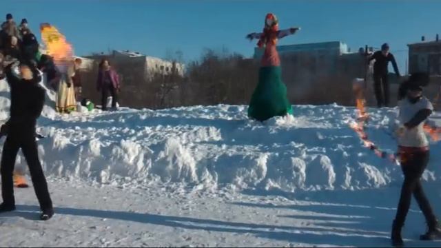 Мурманск март 2013 -Масленица Ifrit Шоу смотреть онлайн