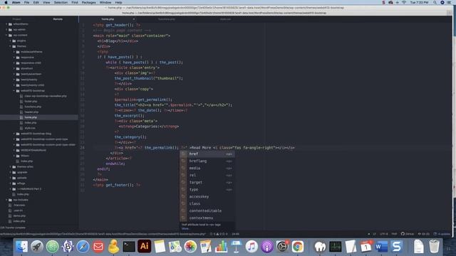Building Wordpress Blog Templates - Part 5 - Integrating Font Awesome смотреть онлайн