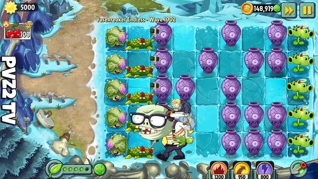 Plants vs Zombies 2 Vasebreaker Endless - Wave 1002 смотреть онлайн