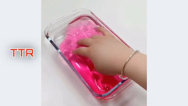 Удовлетворяющая слизь ASMR | Расслабляющее видео слизи #51 - хрустящие слаймы смотреть онлайн