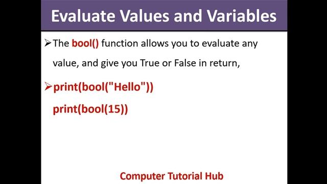 Boolean Data Type in Python Language in Urdu and Hindi смотреть онлайн