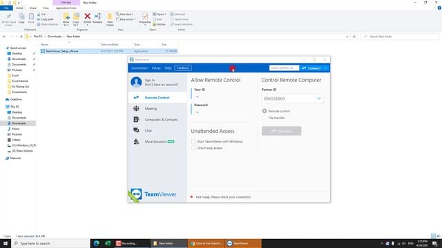 Team Viewer Installation and HD Quality Watching for Tutorials смотреть онлайн