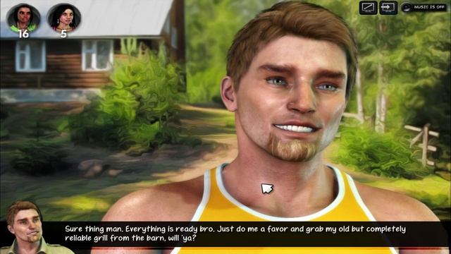 NOT LOOKING, JUST TOUCHING! Dating Sim - Lake Party смотреть онлайн