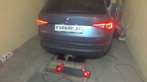 Установка фаркопа (Motodor) на SKODA KODIAQ (2018 г.в.). Какой блок-согласования лучше установить?
