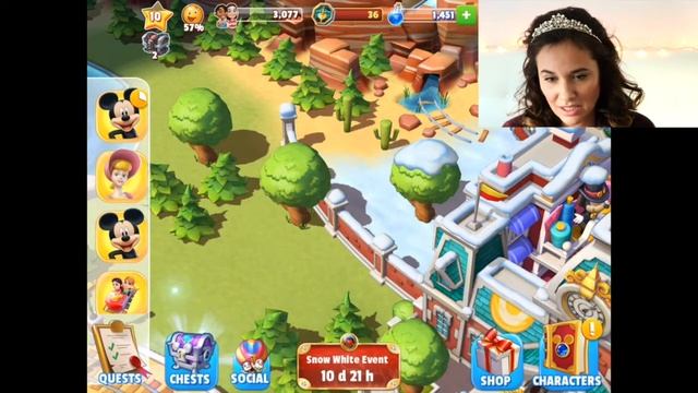 Disney Magic Kingdoms Snow White Event - Gameplay Walkthrough Ep.14 смотреть онлайн
