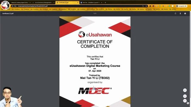 How to Download Your eUsahawan eCertificate in Go-eCommerce Portal 2021 смотреть онлайн