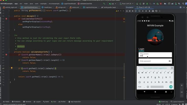Login With MVVM Example | Android| MVVM Example | ProCodeGuru смотреть онлайн