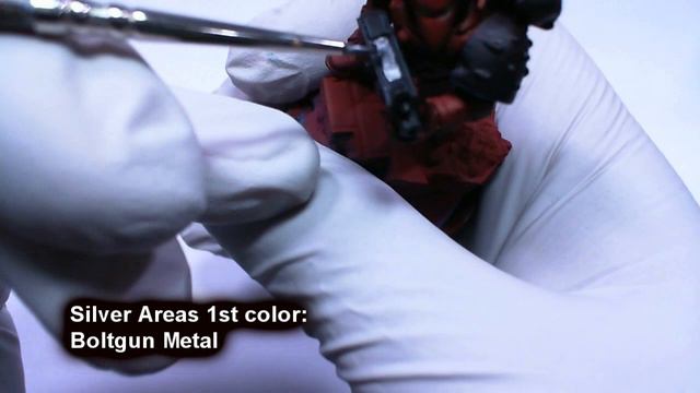 How to paint Angels Encarmine Space Marine by Lester Bursley смотреть онлайн