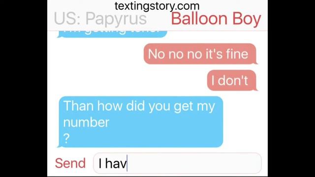 When balloon boy and underswap papyrus text смотреть онлайн