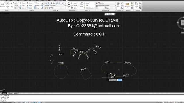 AutoLisp : CopytoCurve(CC1) смотреть онлайн