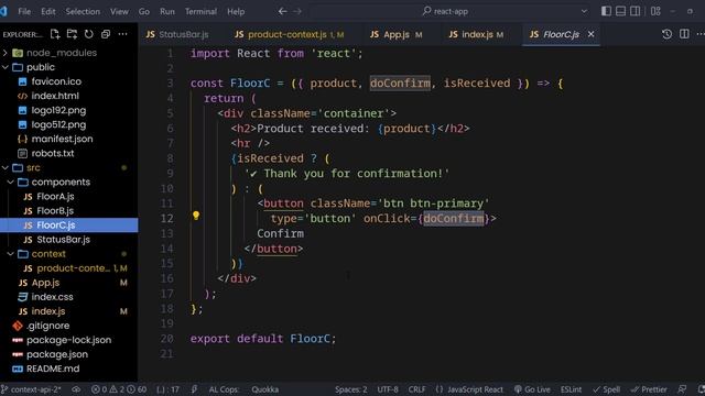 ReactJS - Context API - Using Custom Context Provider Component Part 4 || Hindi || Coding Scenes смотреть онлайн