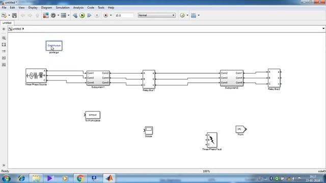 Three Phase Fault Analysis(Transmission Line)Matlab Simulink Approach смотреть онлайн