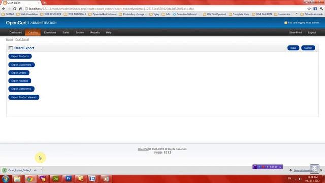 Ocart Export Excel - [OpencartART.com] смотреть онлайн
