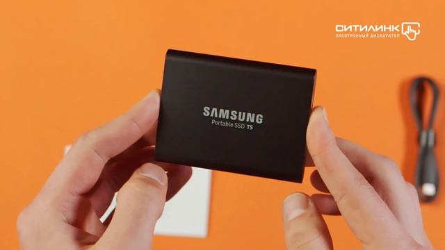 Обзор внешнего диска SSD SAMSUNG T5 MU-PA1T0B/WW | Ситилинк