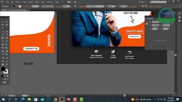 Social Media Poster Design Bangla Tutorial | In Illustrator Tutorial смотреть онлайн