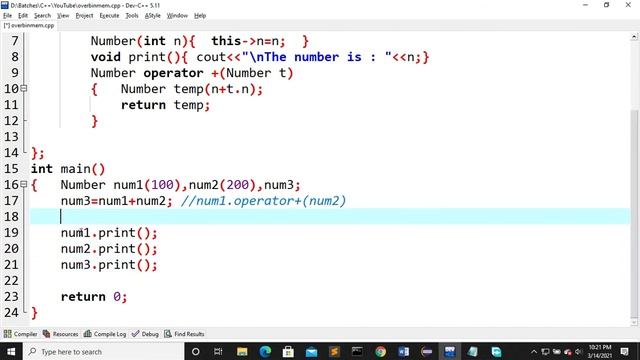 Overloading binary operator using friend function in c++ смотреть онлайн