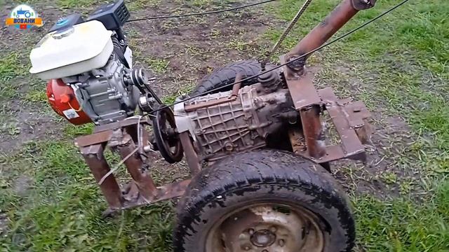 САМОДЕЛЬНЫЙ МОТОБЛОК. ПЕРВЫЙ ВЫЕЗД /HOMEMADE MOTOBLOCK. FIRST TRIP