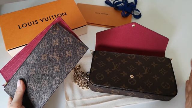 Louis Vuitton Pochette Felicie распаковка и обзор смотреть онлайн