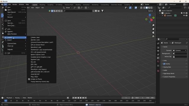 Import Sketchup Scene to Blender with Sketchup Importer Plugin смотреть онлайн