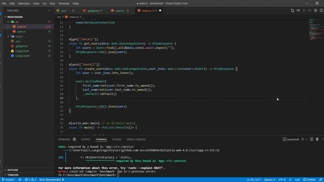 Asp.net Core (C#) Vs Actix (Rust) смотреть онлайн