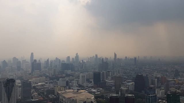 Бангкок. Тайланд. Смотровая площадка отеля Bayoke Sky 88 этаж. Ноябрь 2023 смотреть онлайн