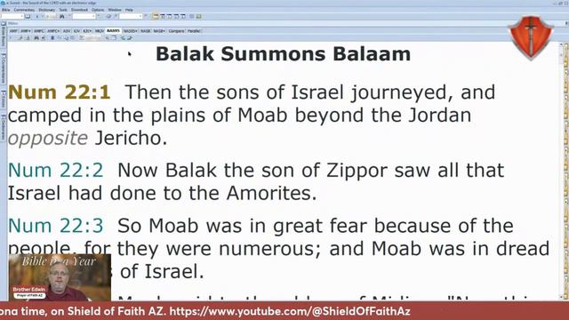Chronological Bible (NAS95) in a year. Numbers 21-22 (Sunday 03/03/24) смотреть онлайн
