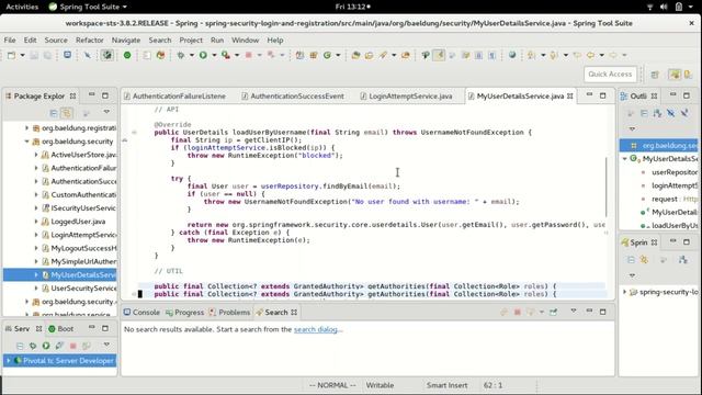 Stopping bruite force attacks with Spring Security смотреть онлайн